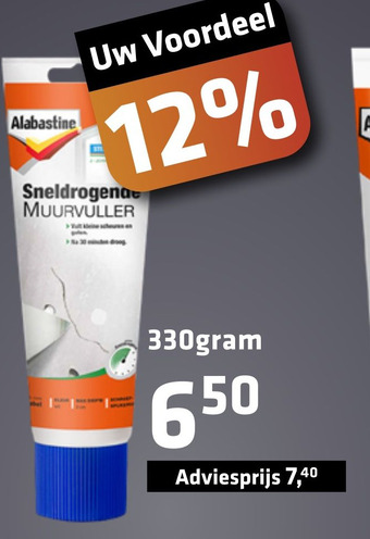 De voordeelmarkt Sneldrogende Muurvuller aanbieding