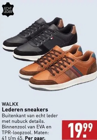 Australian leren teenslippers cognac