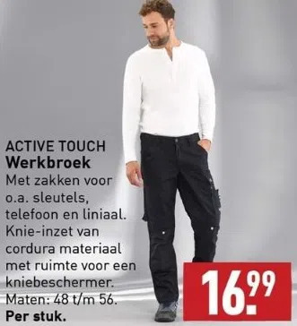 Active discount touch werkbroek