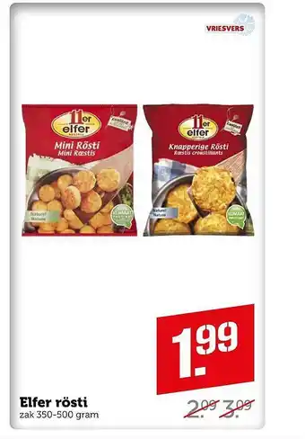 Coop Elfer rösti aanbieding