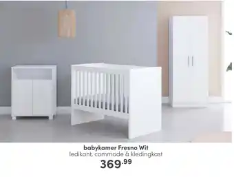 Baby & Tiener Babykamer fresno wit aanbieding