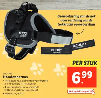 Lidl Hondenharnas s t/m xl aanbieding