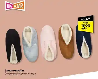 Big Bazar Spaanse sloffen aanbieding