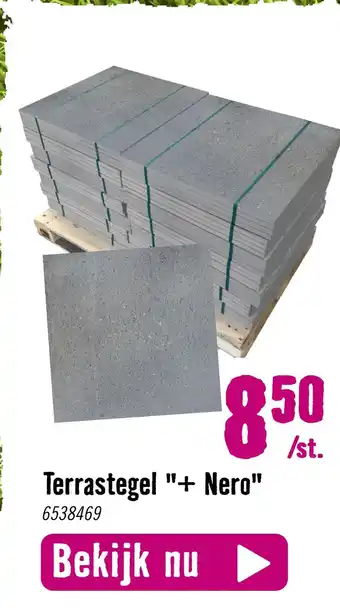Hornbach Terrastegel "+ nero" aanbieding