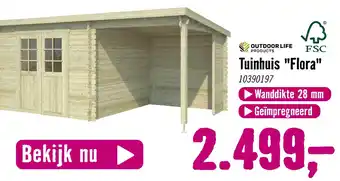 Hornbach Tuinhuis "flora" aanbieding