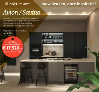 Superkeukens Avion/savino aanbieding