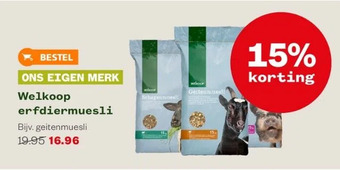 Welkoop Welkoop erfdiermuesli aanbieding