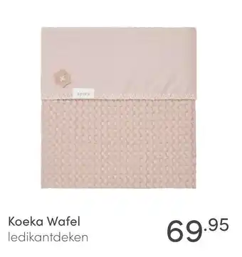 Baby & Tiener Koeka Wafel ledikantdeken aanbieding