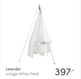 Baby & Tiener Leander wiegje White Pack aanbieding