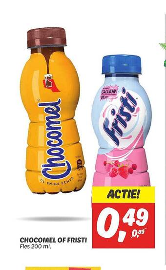 Dekamarkt Chocomel of fristi aanbieding