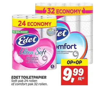 Dekamarkt Edet toiletpapier aanbieding