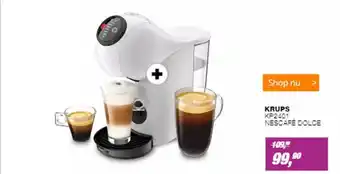 EP Krups kp2401 nescafé dolce aanbieding