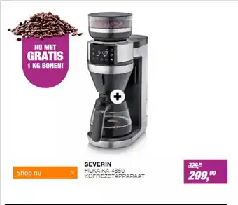 EP Severin filka ka 4850 koffiezetapparaat aanbieding