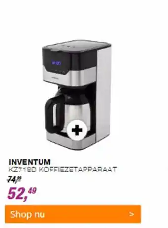 EP Inventum kz718d koffiezetapparaat aanbieding