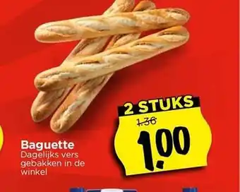 Vomar Voordeelmarkt Baguette aanbieding