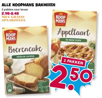 Boon`s Markt Alle koopmans bakmixen aanbieding