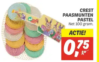 Dekamarkt Crest paasmunten pastel aanbieding