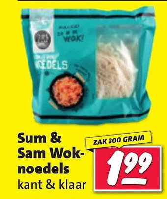 Nettorama Sum & sam woknoedels aanbieding