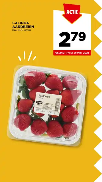 Jumbo Calida Aardbeien Bak 400 gram aanbieding