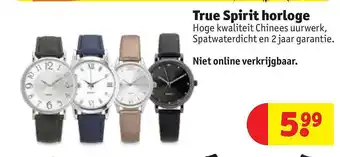 Kruidvat True spirit horloge aanbieding