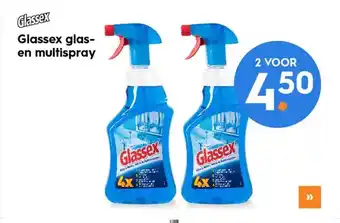 Blokker Glassex glas- en multispray aanbieding