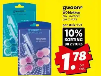 Boni G'woon wc-blokken aanbieding