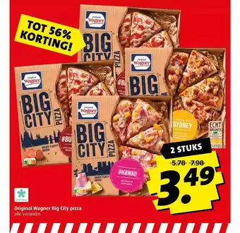 Boni Original wagner big city pizza aanbieding