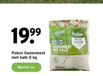 GAMMA Pokon gazonmest met kalk 5 kg aanbieding