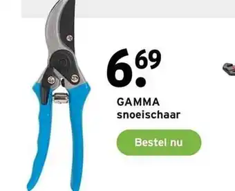 GAMMA Gamma snoeischaar aanbieding