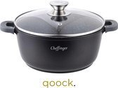 Bol.com Cheffinger cooking | braadpan met deksel | 32cm | alle warmtebronnen | dc32 aanbieding