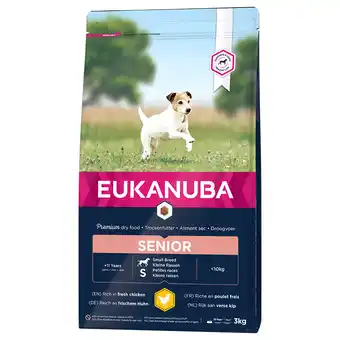 Zooplus 3kg senior small breed kip eukanuba hondenvoer aanbieding