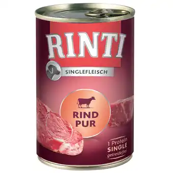 Zooplus Rinti sensible puur 6 x 400 g - rund puur aanbieding