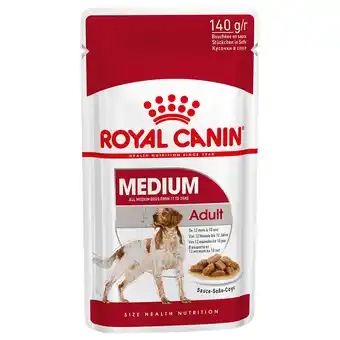 Zooplus 40x140g medium adult royal canin hondenvoer aanbieding