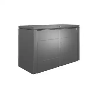 Praxis Biohort tuinkast highboard donkergrijs 200x84x127 cm aanbieding