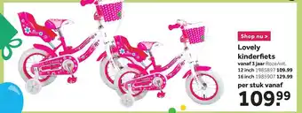 Intertoys Lovely Kinderfiets aanbieding