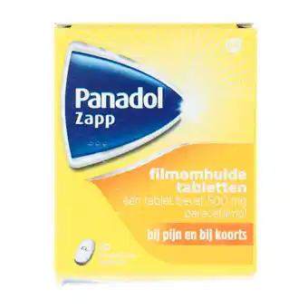 Coop Panadol zapp 500mg 20 stuks aanbieding