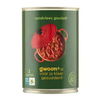 Coop G'woon rundvlees goulash aanbieding