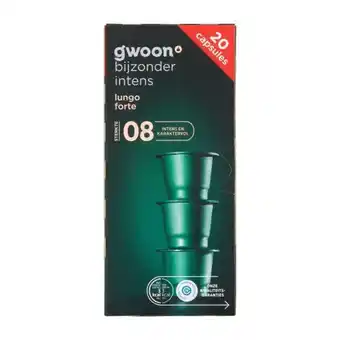 Coop G'woon cups lungo forte aanbieding