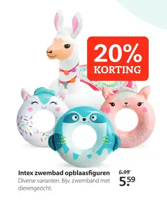 Boerenbond Intex zwembad opblaasfiguren aanbieding