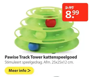 Pets Place Pawise Track Tower kattenspeelgoed aanbieding