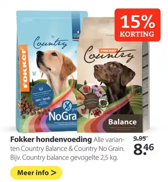 Pets Place Fokker hondenvoeding aanbieding