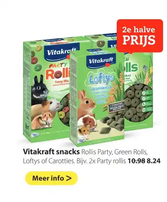 Pets Place Vitakraft snacks aanbieding