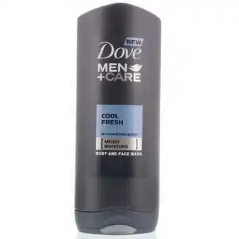 Vitamins Dove shower men cool fresh 400 vloeistof aanbieding