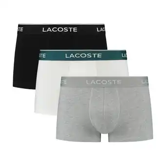 Plutosport Lacoste casual short boxershorts heren (3-pack) aanbieding