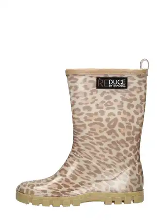 Schuurman Schoenen Reduce by braqeez - rainboot leopard nougat aanbieding