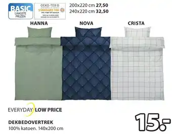 Jysk Dekbedovertrek aanbieding