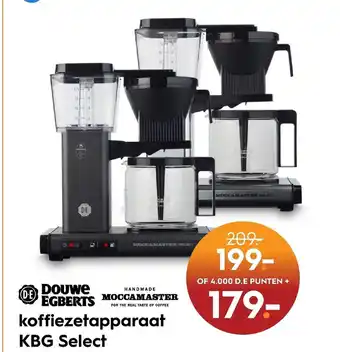 Blokker Douwe Egberts x MoccaMaster Koffiezetapparaat | KBG Select aanbieding