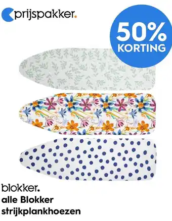 Blokker Blokker Strijkplankhoezen - 50% korting aanbieding