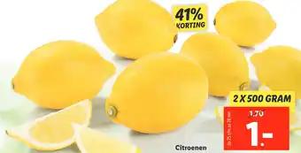 Lidl Citroenen aanbieding