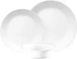 Amazon Corelle servieset (12-delige set, wintervorst wit) - dinerset voor 4 | 4 x dinerborden, zijborden en kommen | 3 x duurzamer,  aanbieding